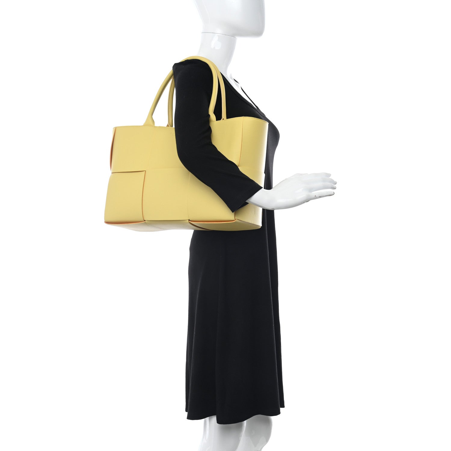 Bottega Veneta Nappa Maxi Intrecciato Medium Arco Tote Butter Tangerine Gold 2 of 11