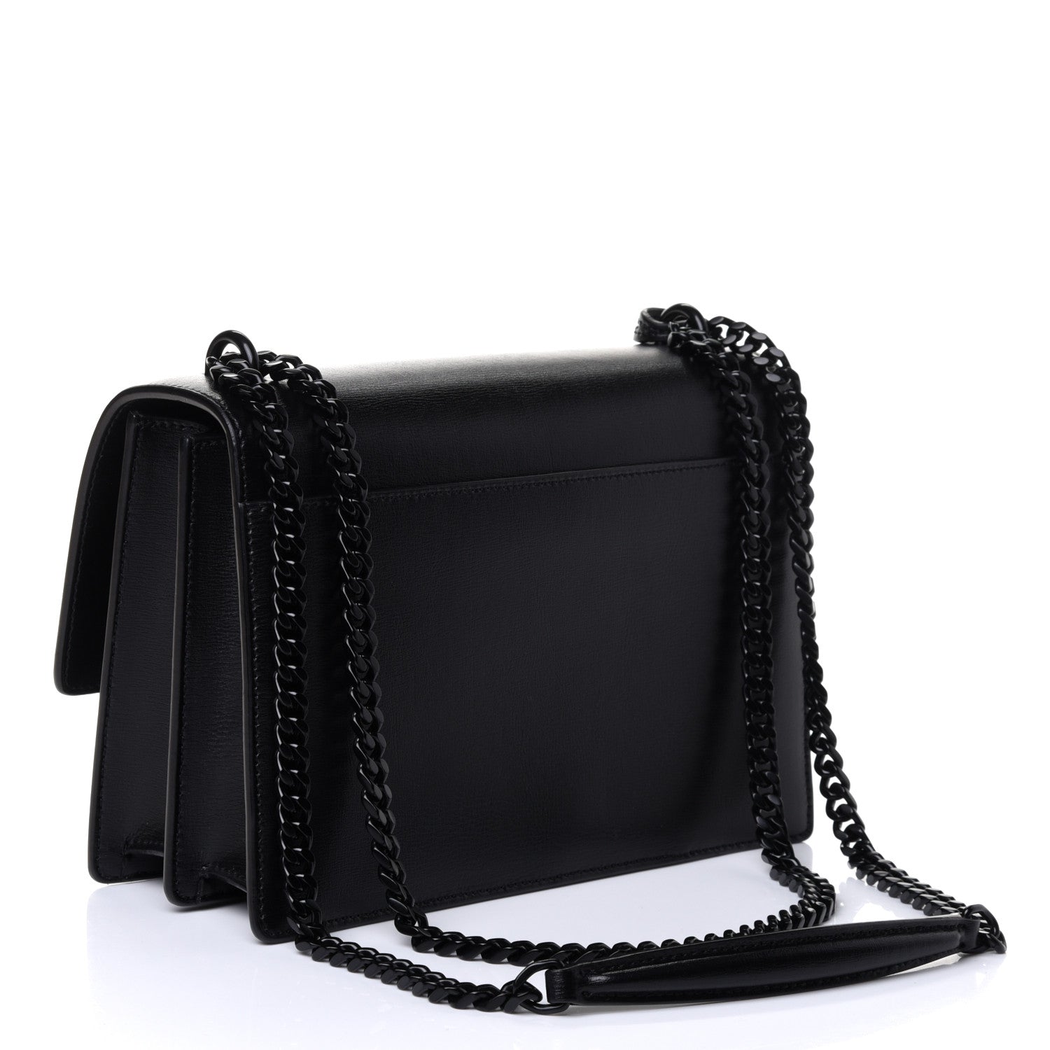 Saint Laurent Calfskin Medium Monogram Sunset Black 2 of 4