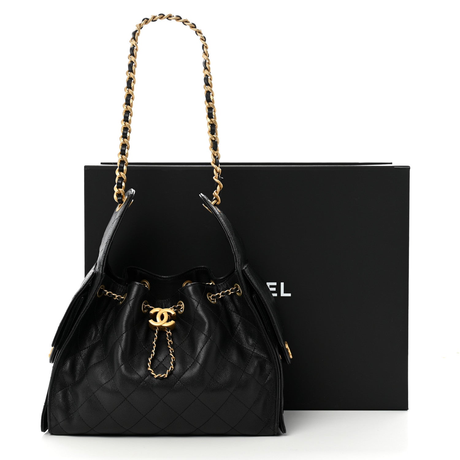 Chanel Caviar Quilted Small Chanel 25 Handbag Black 11 of 11