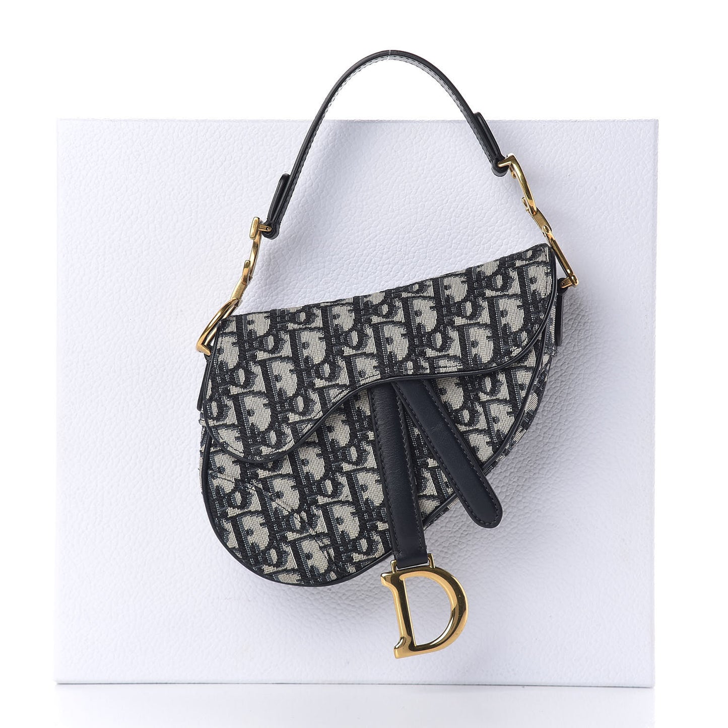 Oblique Mini Saddle Bag Blue
