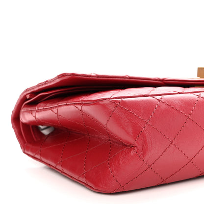 Chanel Aged Calfskin Quilted 2.55 Reissue 225 Flap Red 8 of 9