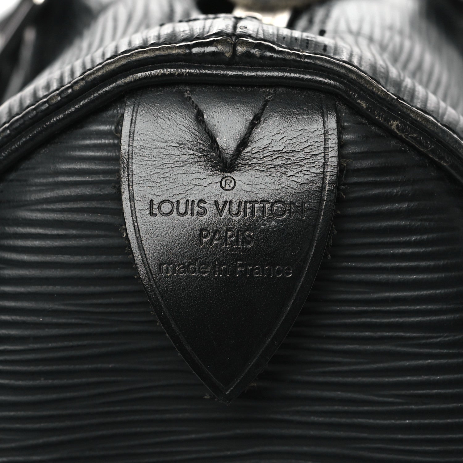 Louis Vuitton Epi Speedy 30 Black 6 of 12