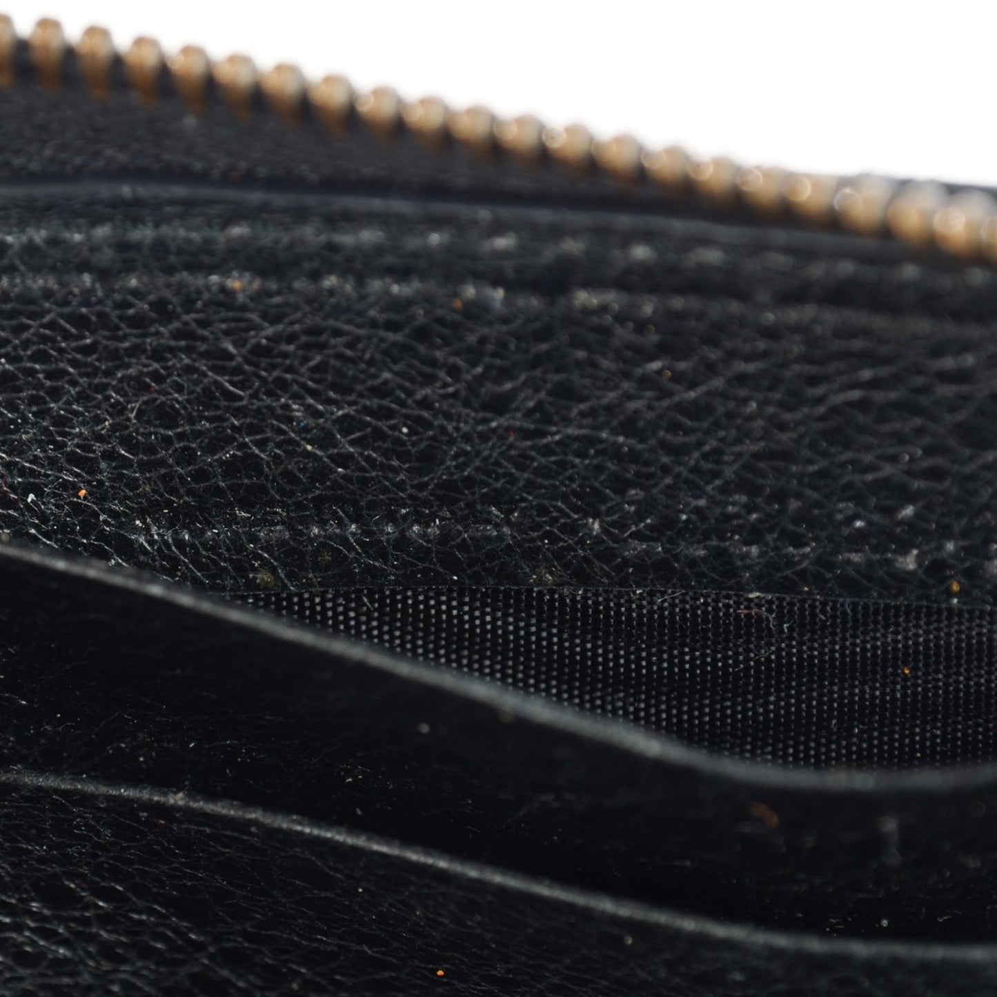 Chevre Classic Hardware Continental Zip Around Wallet Black