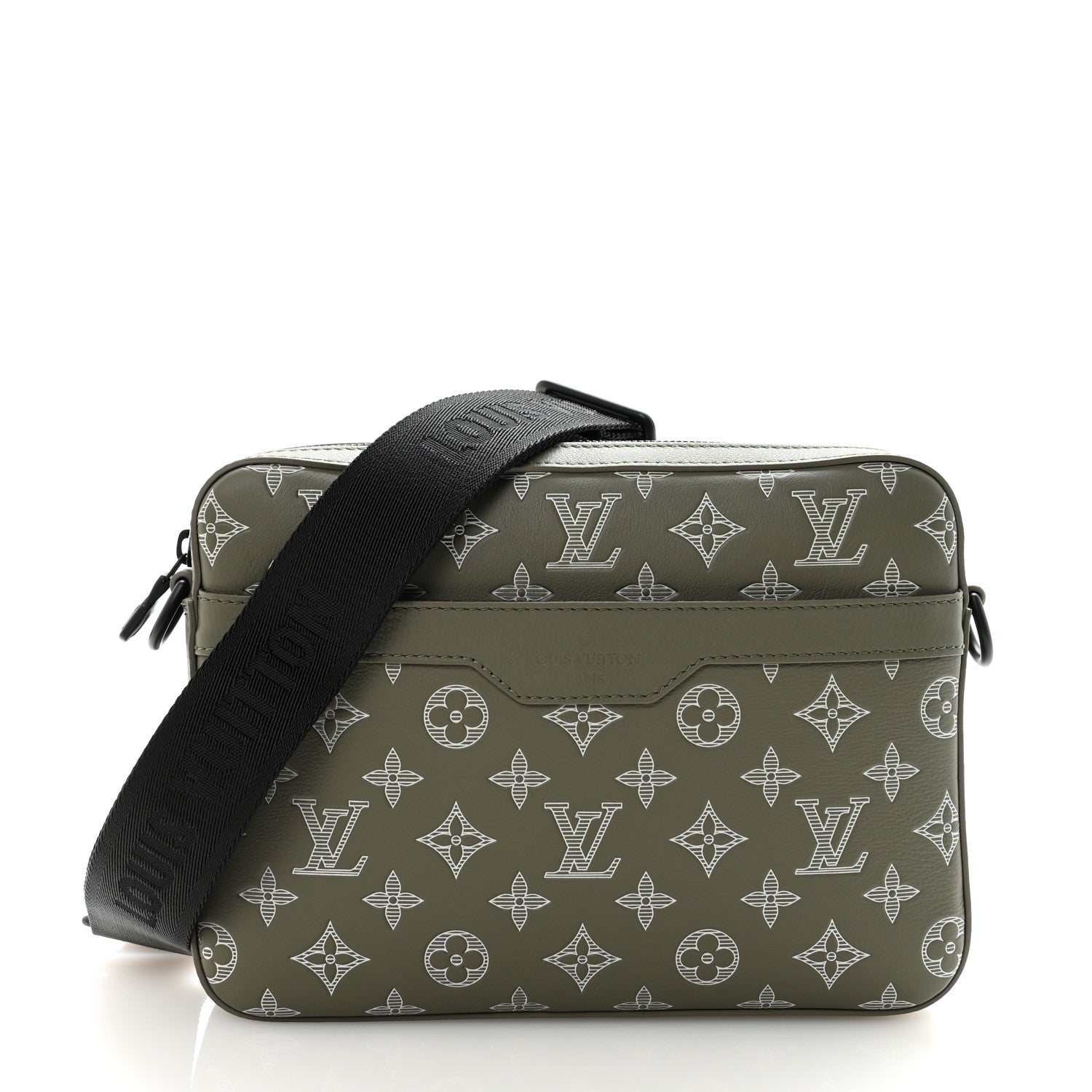 Louis Vuitton Monogram Shadow G65 Trio Messenger Olive Green 1 of 11