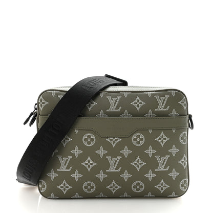Louis Vuitton Monogram Shadow G65 Trio Messenger Olive Green 1 of 11