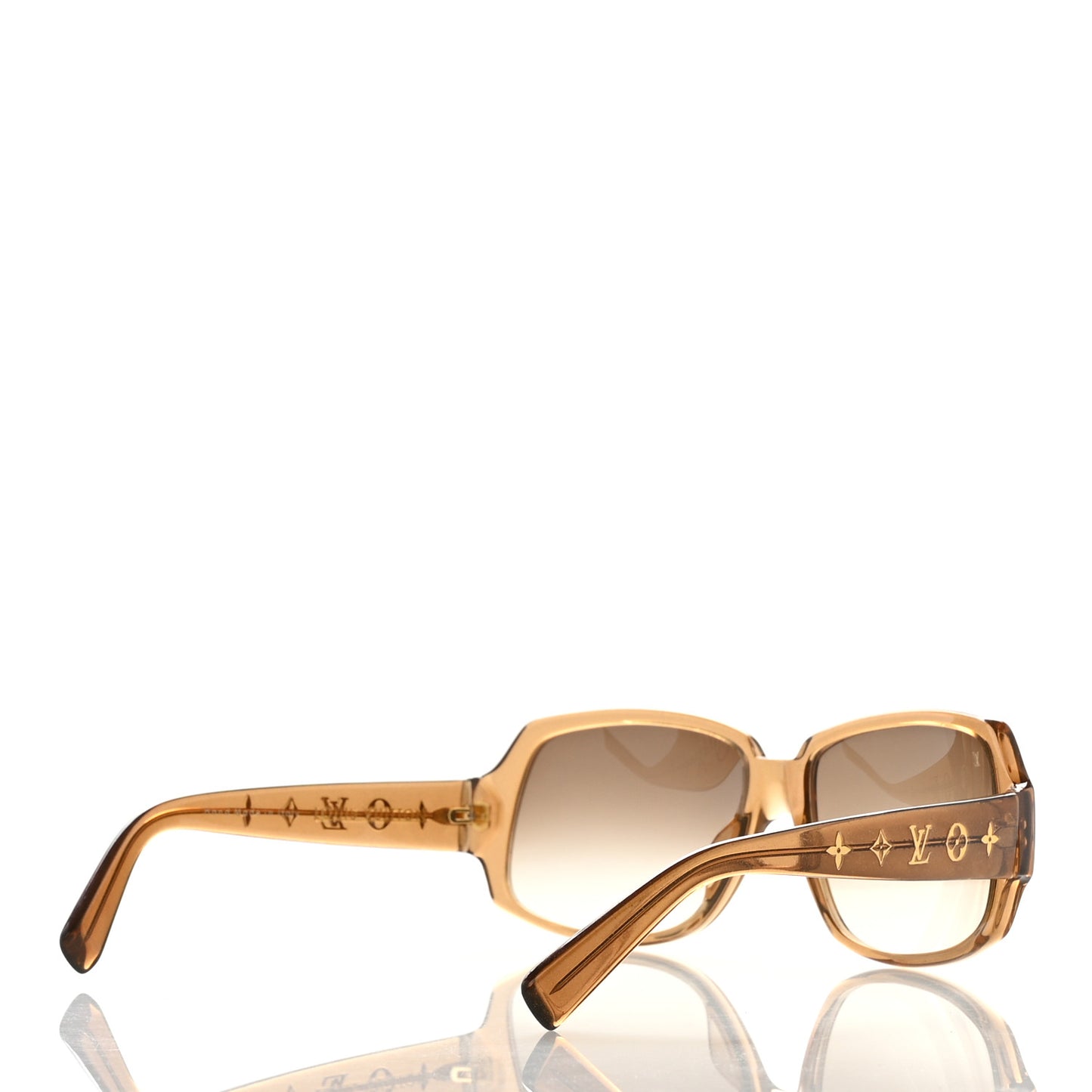 Acetate Obsession Carre Sunglasses Z0025W Glitter Honey