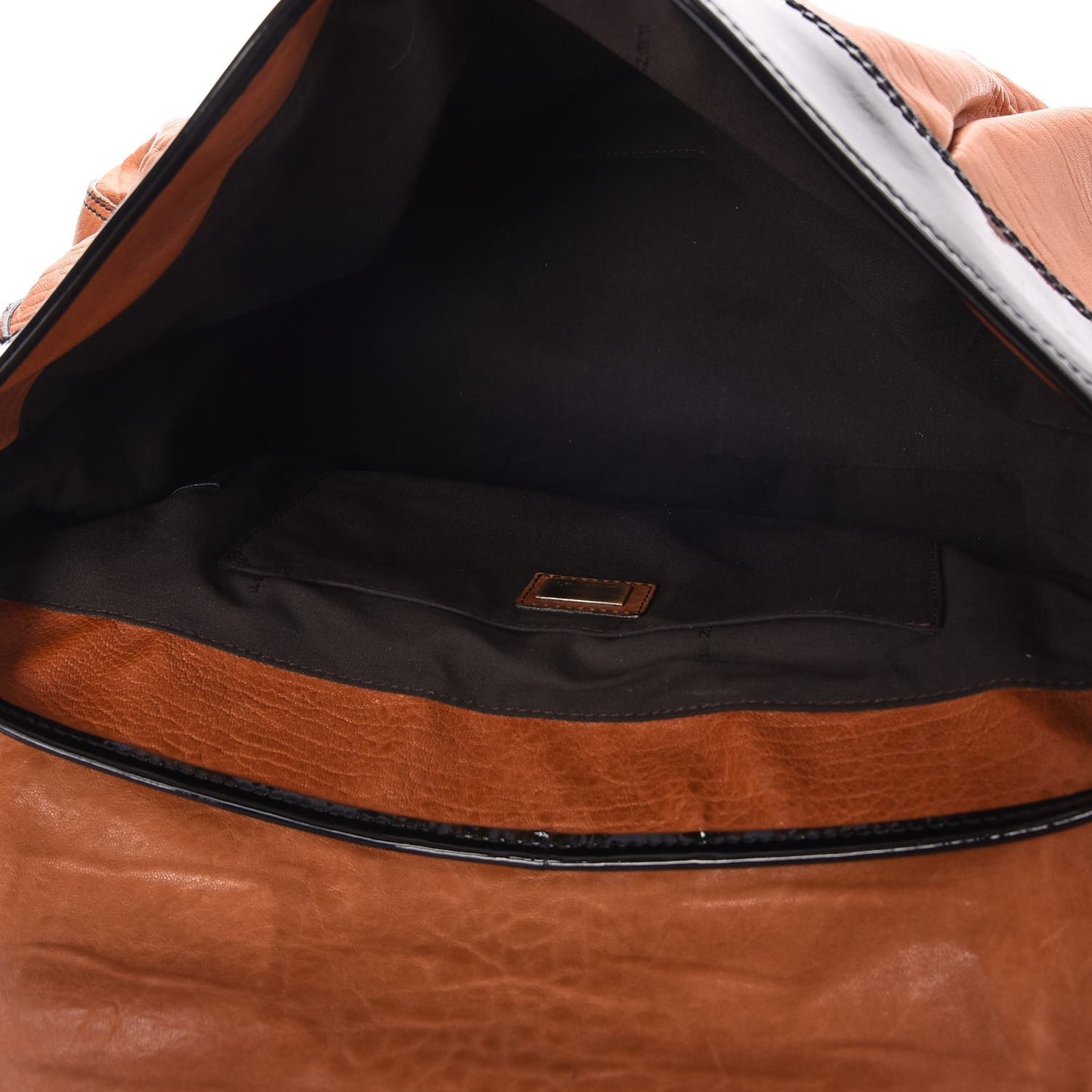 Nappa Patent Large B Bag Osso Black