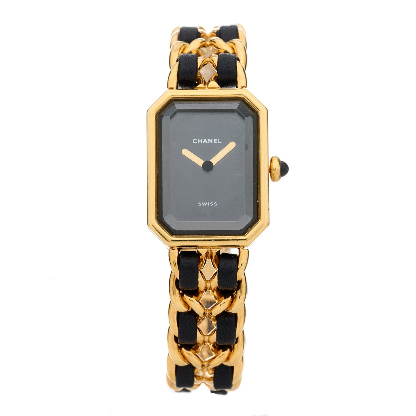 Stainless Steel Lambskin 20mm Chain Premiere Quartz Watch Gold M