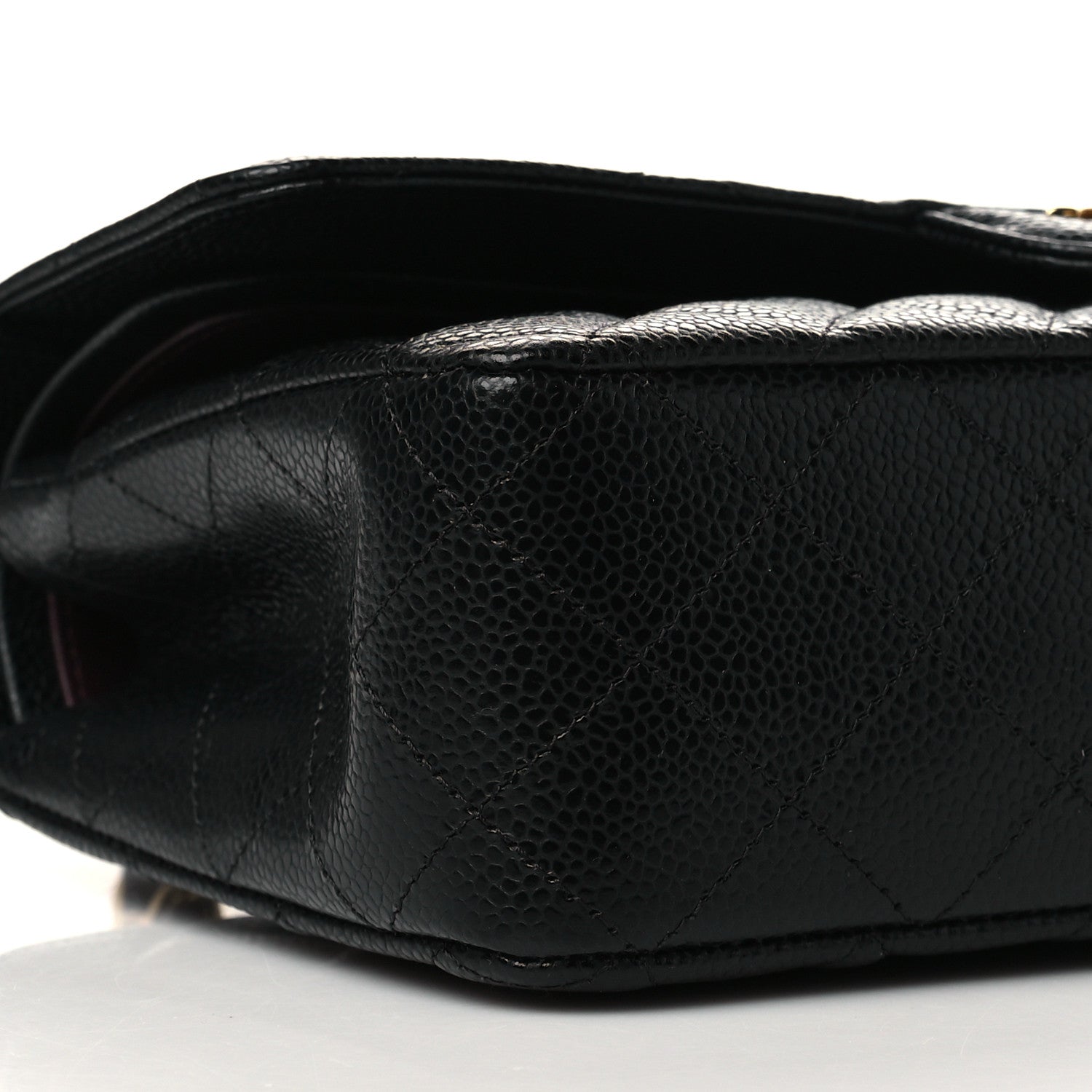 Chanel Caviar Quilted Medium Double Flap Black 8 of 10
