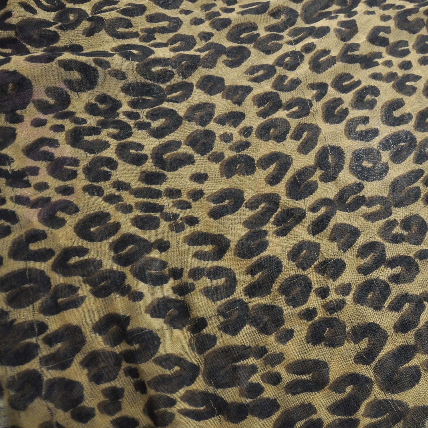 Louis Vuitton Cashmere Silk Leopard Stole 3 of 8