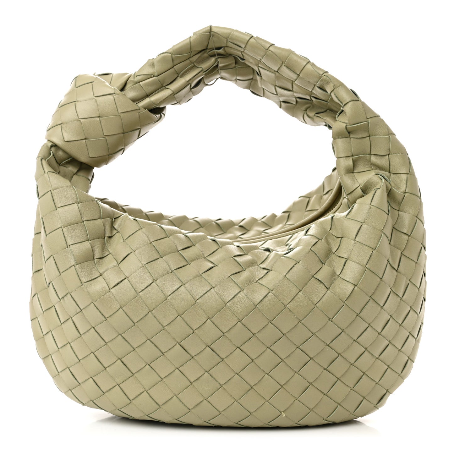 Nappa Intrecciato Teen Jodie Hobo Travertine