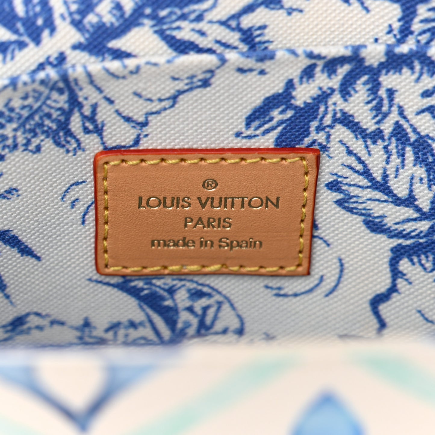 Monogram Giant By The Pool 2.0 Felicie Pochette Chain Wallet Lagoon Blue