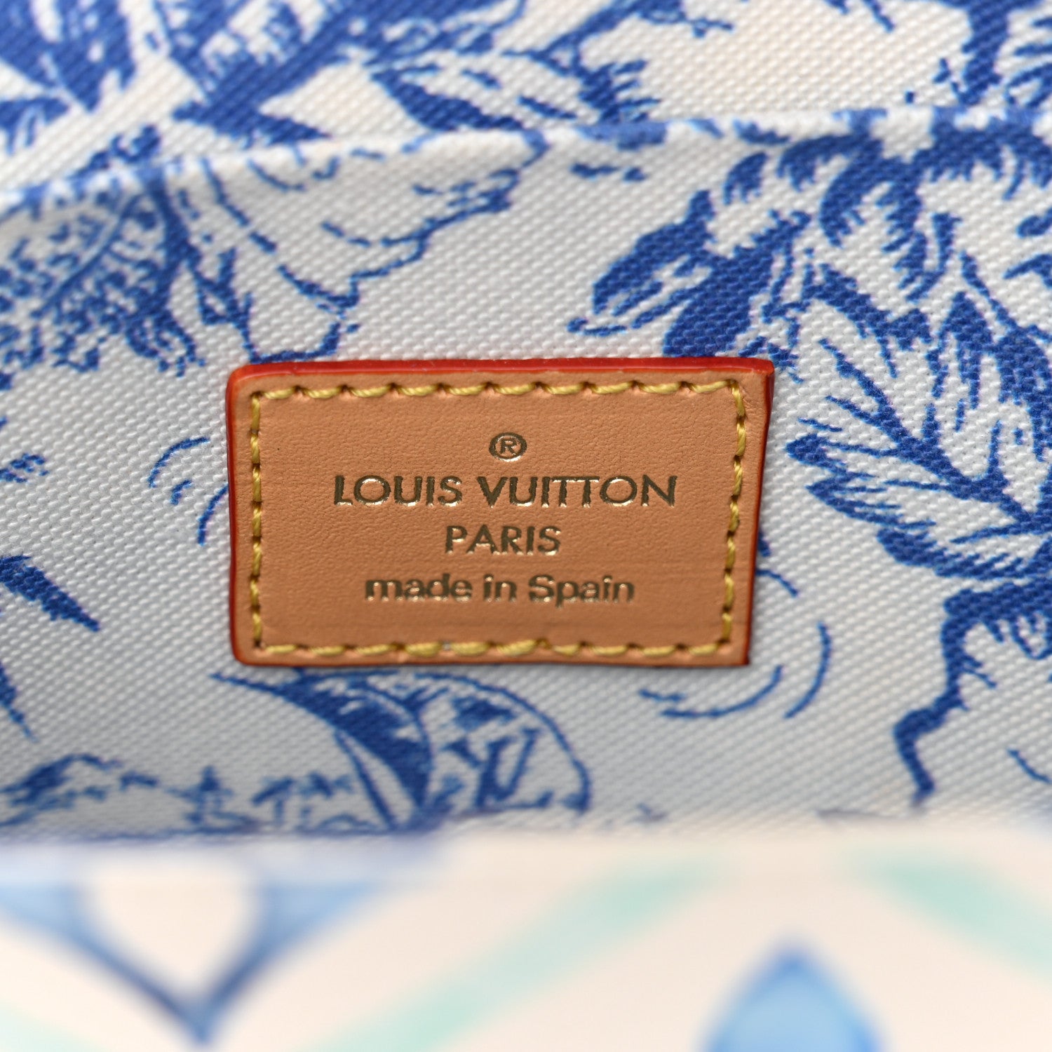 Louis Vuitton Monogram Giant By The Pool 2.0 Felicie Pochette Chain Wallet Lagoon Blue 7 of 13