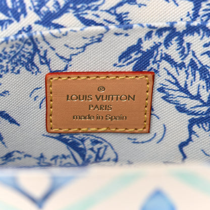 Louis Vuitton Monogram Giant By The Pool 2.0 Felicie Pochette Chain Wallet Lagoon Blue 7 of 13