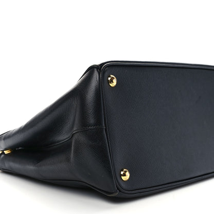 Prada Saffiano Medium Galleria Double Zip Tote Black 8 of 14