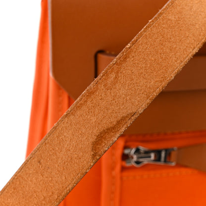 Hermes Toile Vache Hunter Herbag Zip 31 PM Orange 12 of 13
