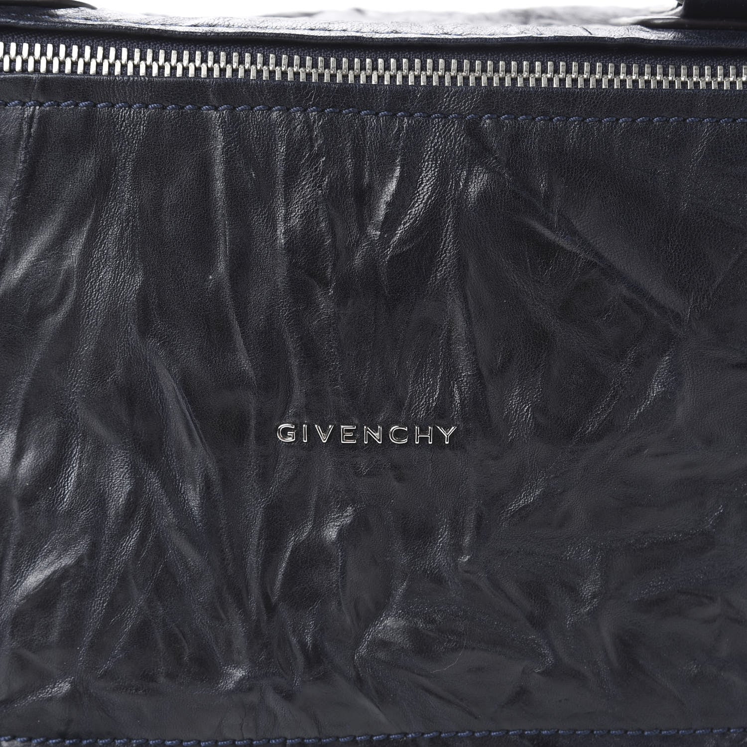 Givenchy Tumbled Sheepskin Medium Pandora Navy 5 of 9