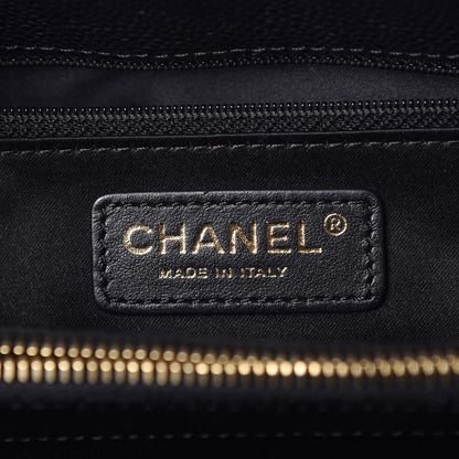 Chanel Caviar Quilted Grand Shopping Tote GST Black 6 of 8
