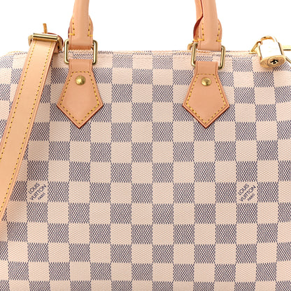 Louis Vuitton Damier Azur Speedy Bandouliere 25 7 of 9