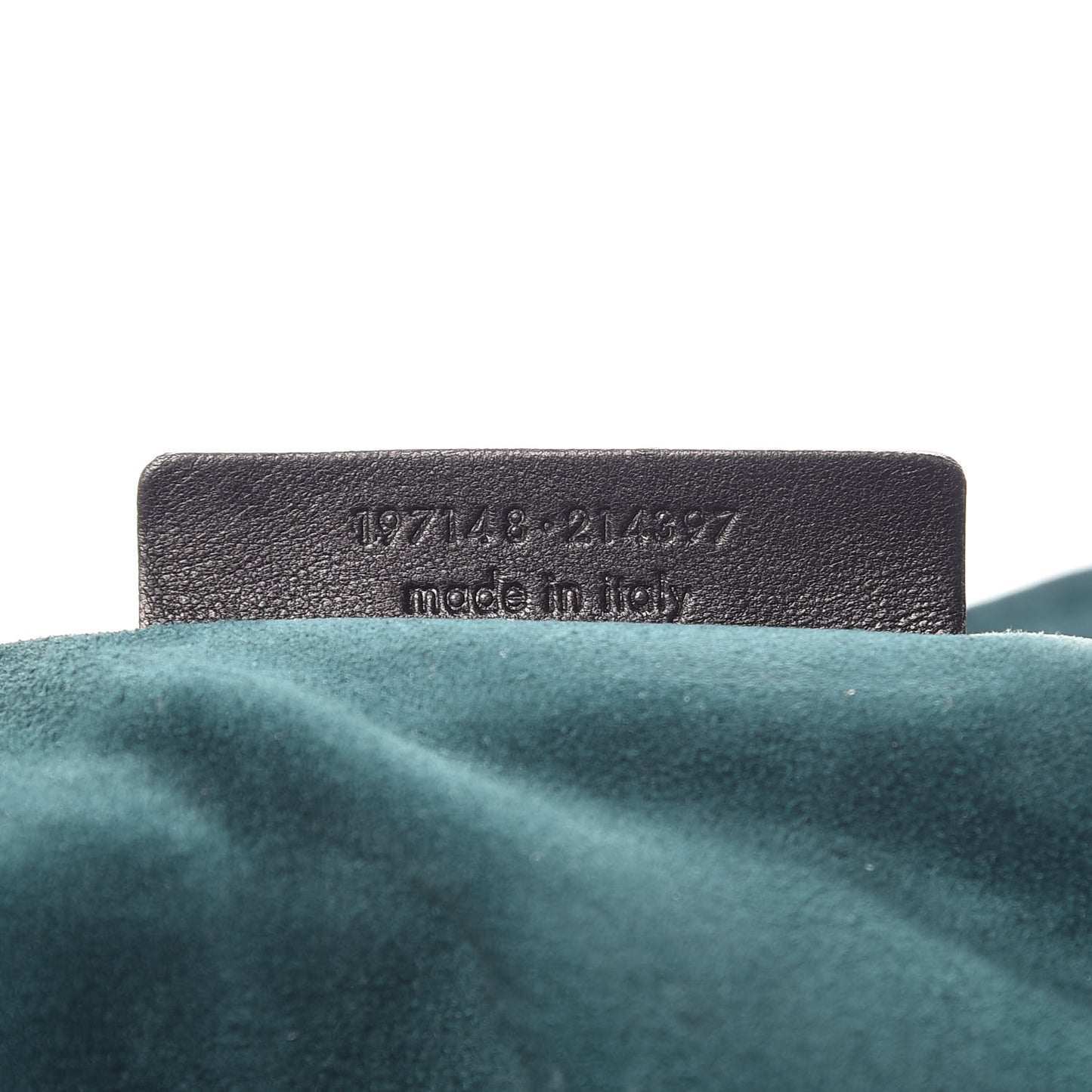 Nubuck Croc Embossed Large Muse Two Green