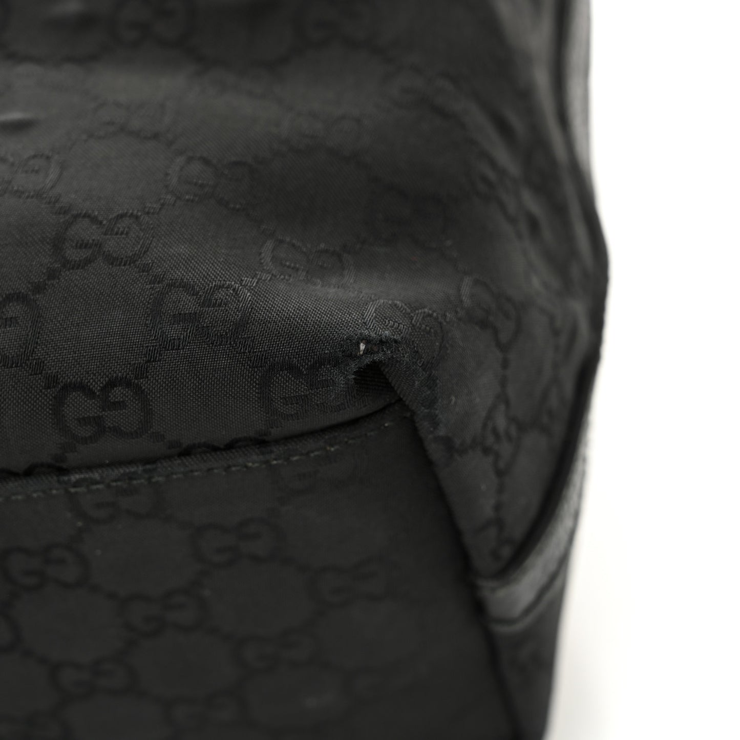 Canvas Monogram Gifford Shopping Tote Black