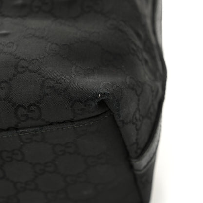 Gucci Canvas Monogram Gifford Shopping Tote Black 17 of 17