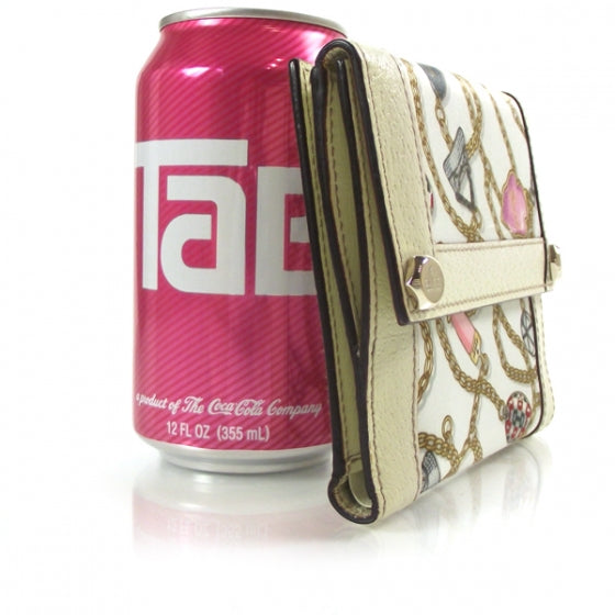 Satin Chain Print Charmy Boston w Wallet