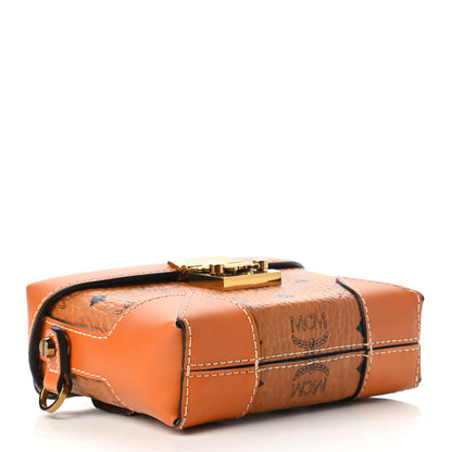 MCM Visetos Soft Berlin Convertible Belt Bag Cognac 5 of 10