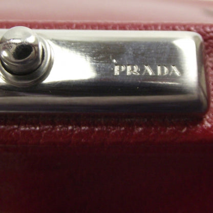 Prada Goatskin Cerniera Doctor Bag Rubino 17 of 20