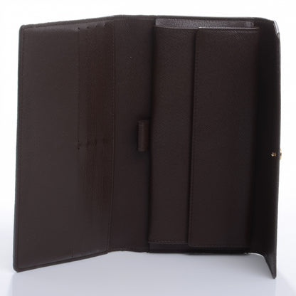 Louis Vuitton Damier Ebene Sarah Wallet 6 of 7
