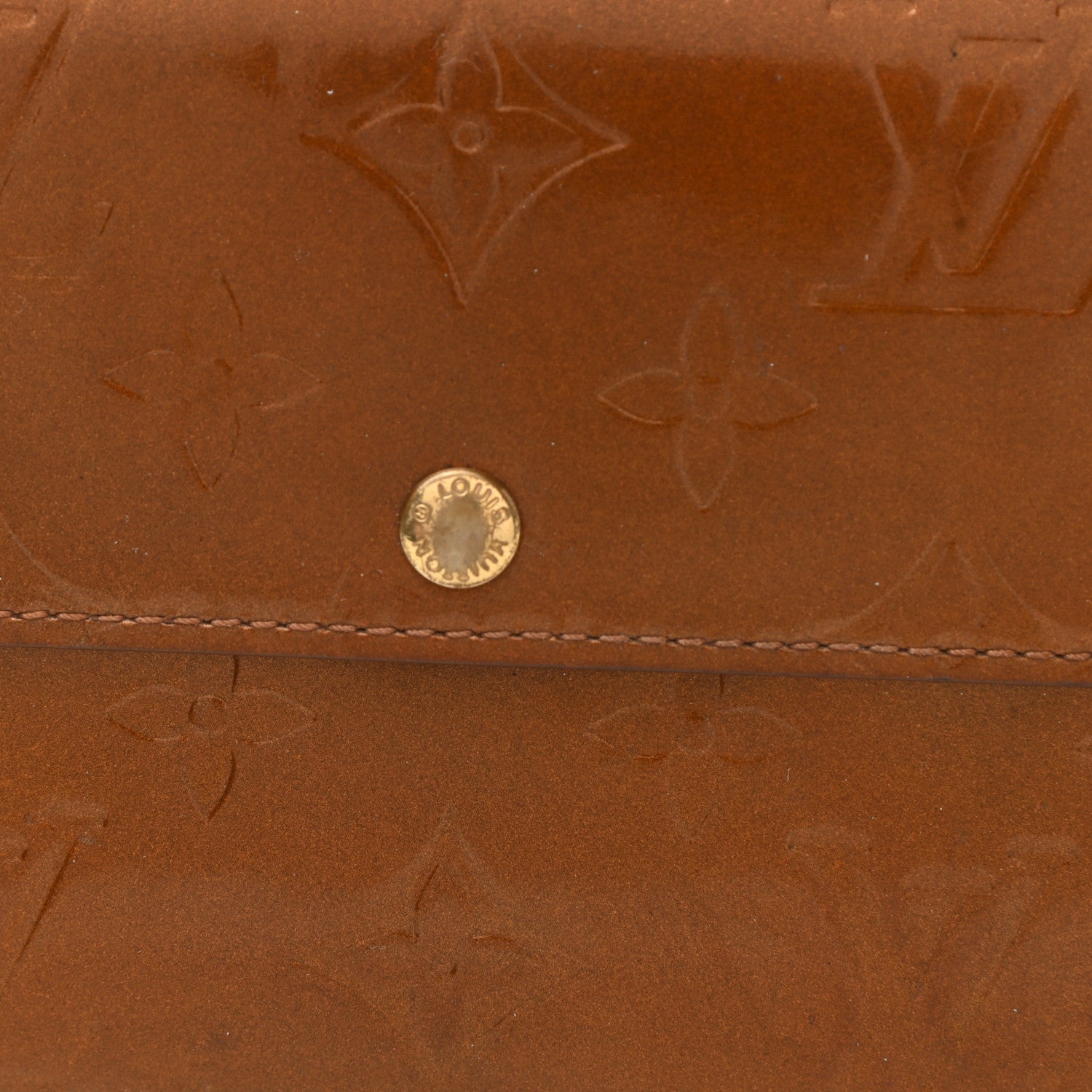 Louis Vuitton Vernis Sarah Wallet Bronze 7 of 7