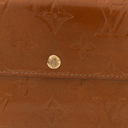 Louis Vuitton Vernis Sarah Wallet Bronze 7 of 7