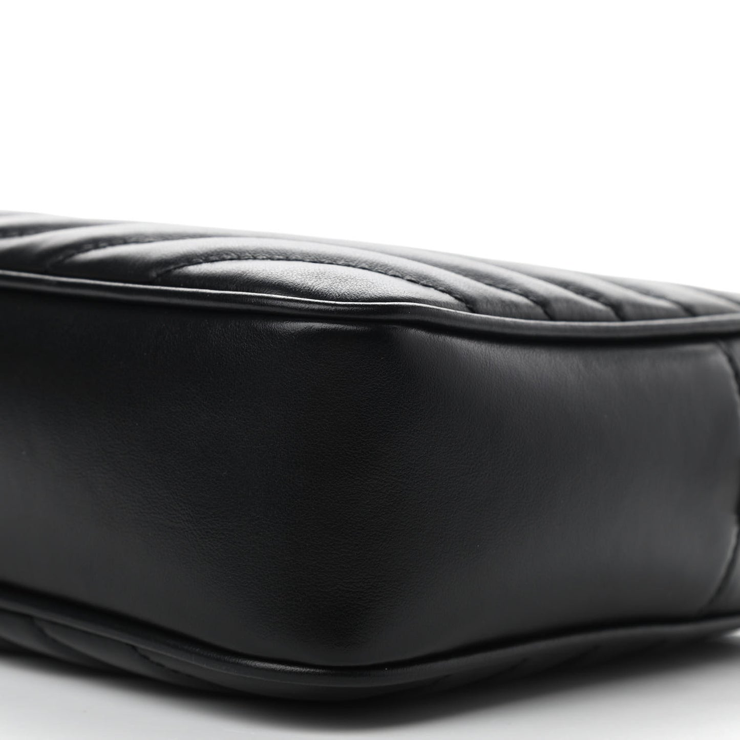 Calfskin Matelasse Monogram Lou Camera Bag Black