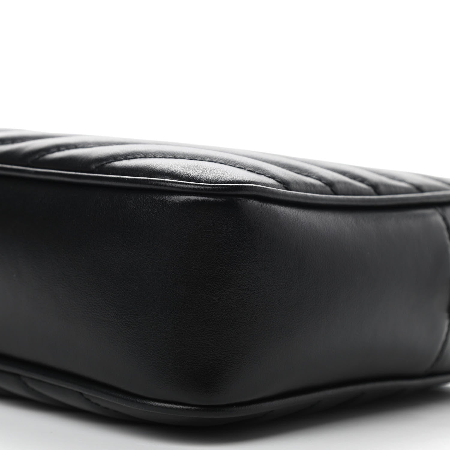 Saint Laurent Calfskin Matelasse Monogram Lou Camera Bag Black 9 of 9