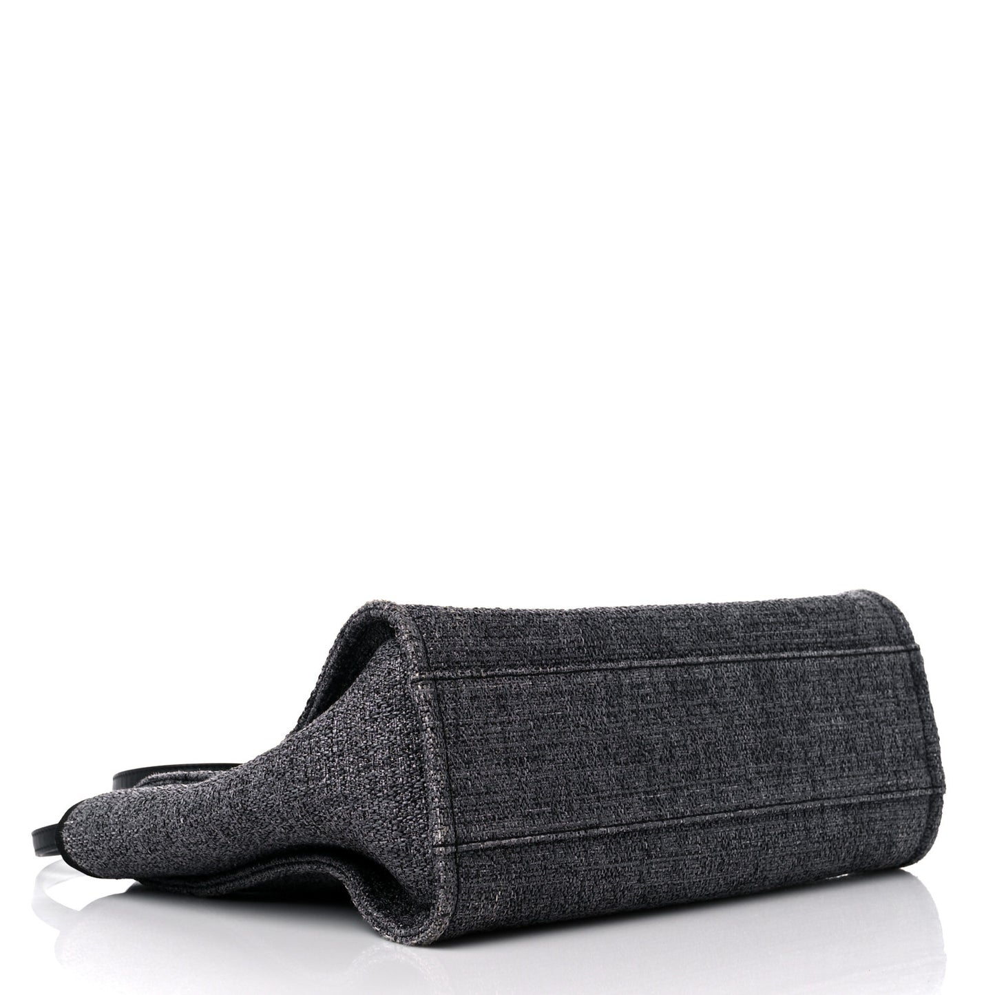 Lurex Boucle Small Deauville Tote Black