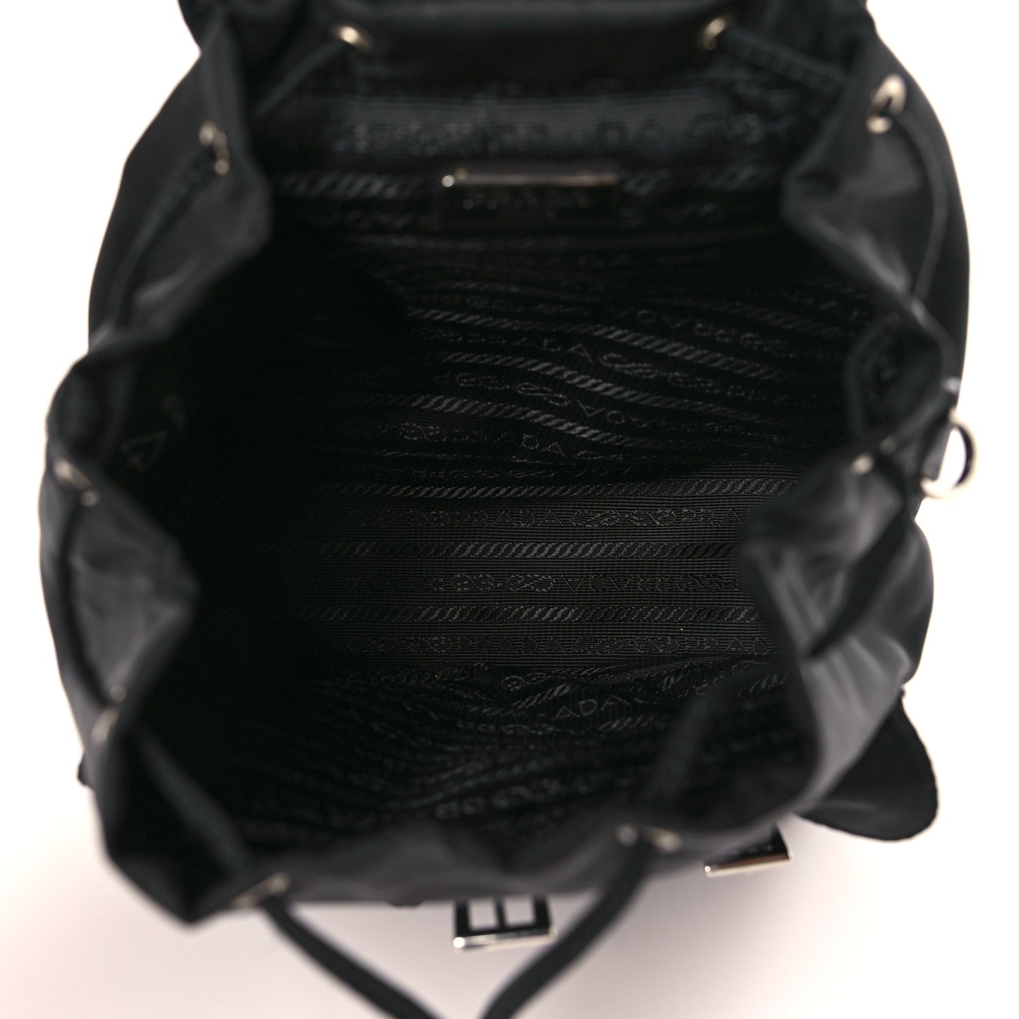 Nylon Vela Mini Crossbody Backpack Black