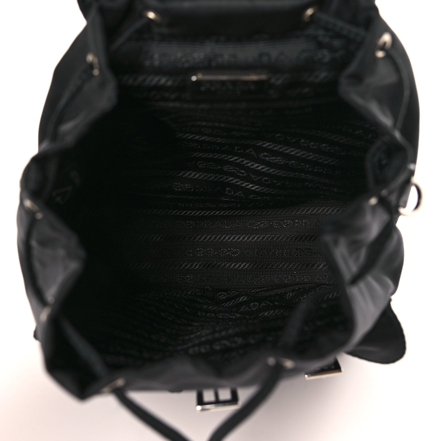 Prada Nylon Vela Mini Crossbody Backpack Black 5 of 9