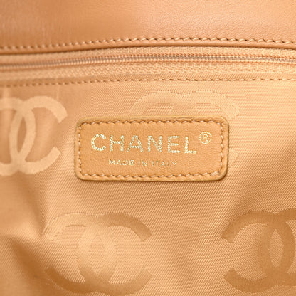 Chanel Calfskin Wild Stitch Medium Tote Beige 5 of 15