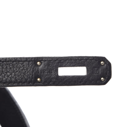 Hermes Taurillon Clemence Jypsiere 28 Black 7 of 8