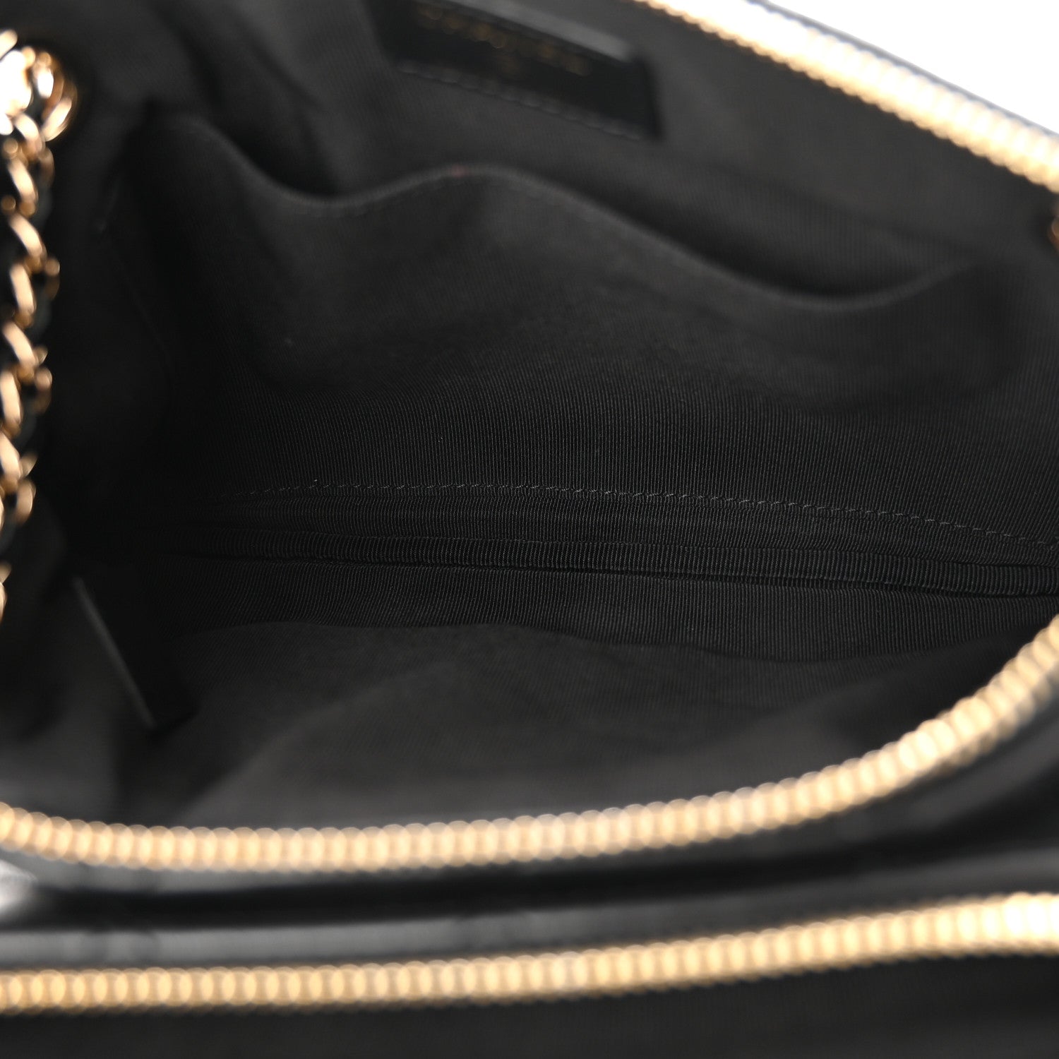 Chanel Shiny Lambskin Quilted Medium Double Case With Strap Black 5 of 11