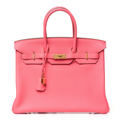 Hermes Togo Birkin 35 Rose Lipstick 1 of 11