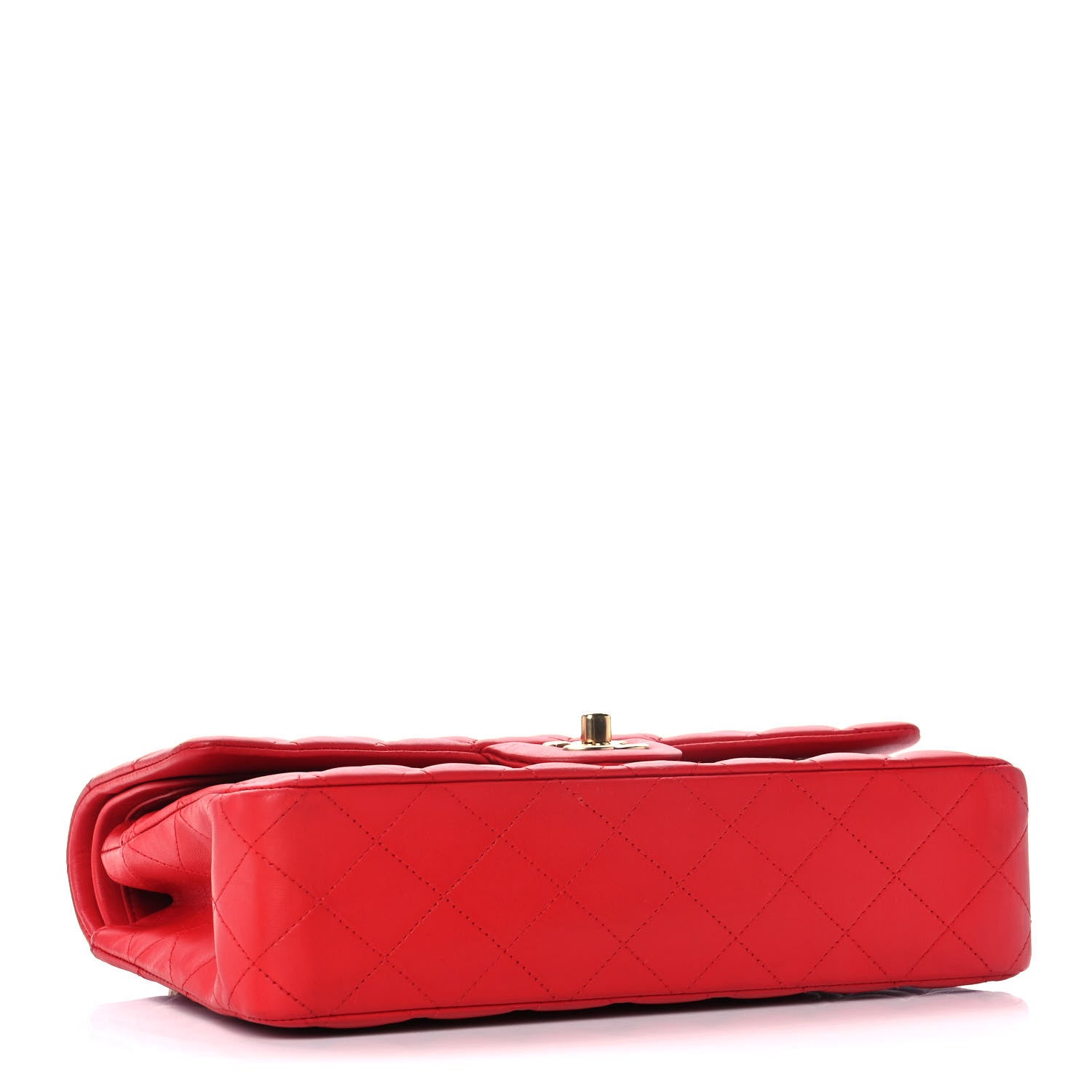 Chanel Lambskin Quilted Medium Double Flap Red 3 of 14