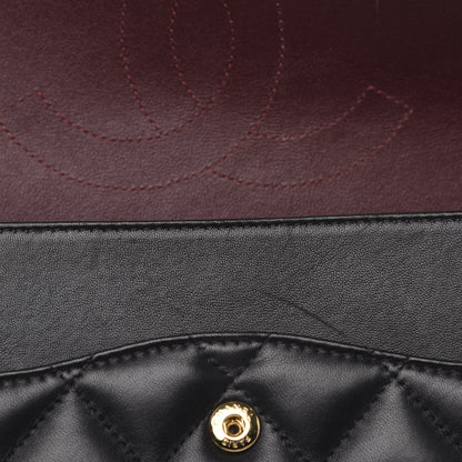 Chanel Lambskin Quilted Jumbo Double Flap Black 19 of 19