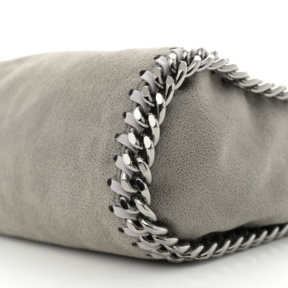 Stella McCartney Shaggy Deer Mini Falabella Fold Over Tote Light Grey 10 of 10