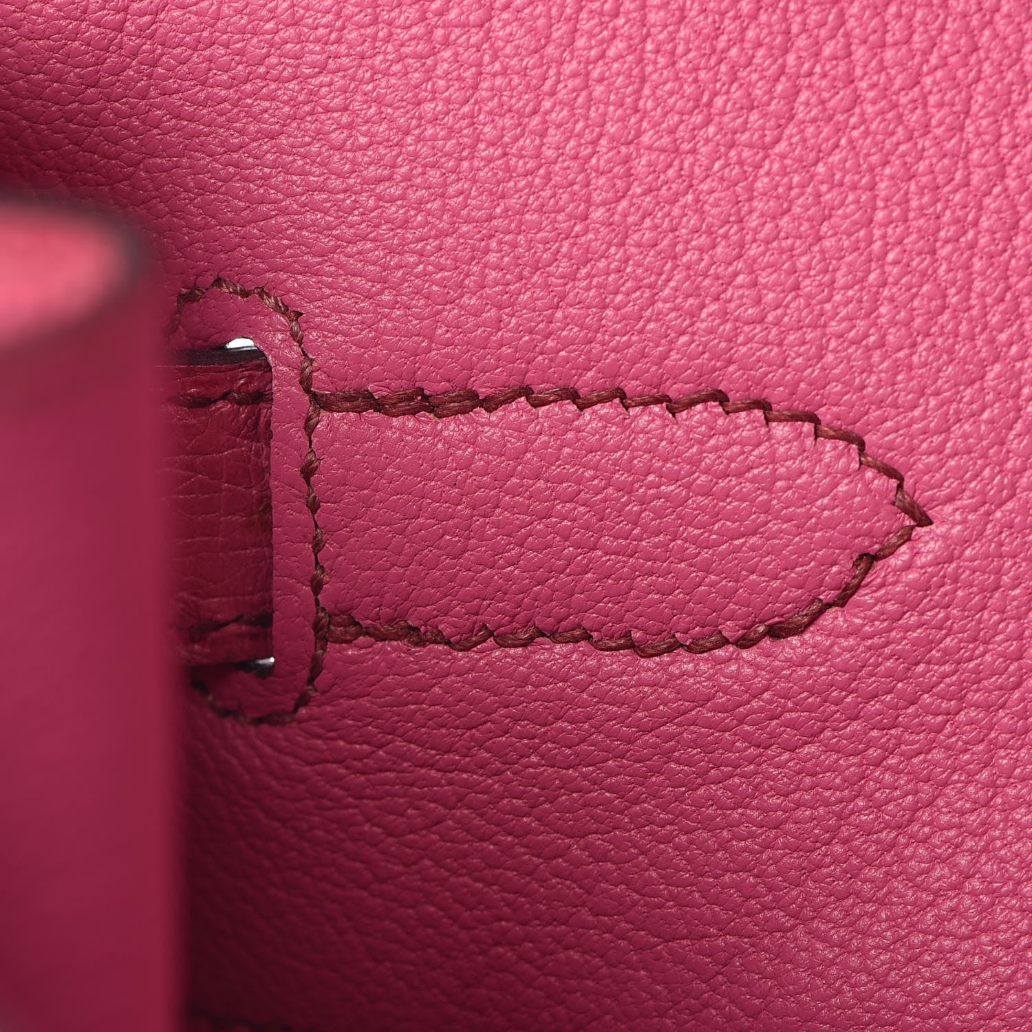 Hermes Ostrich Birkin 35 Fuchsia 17 of 43