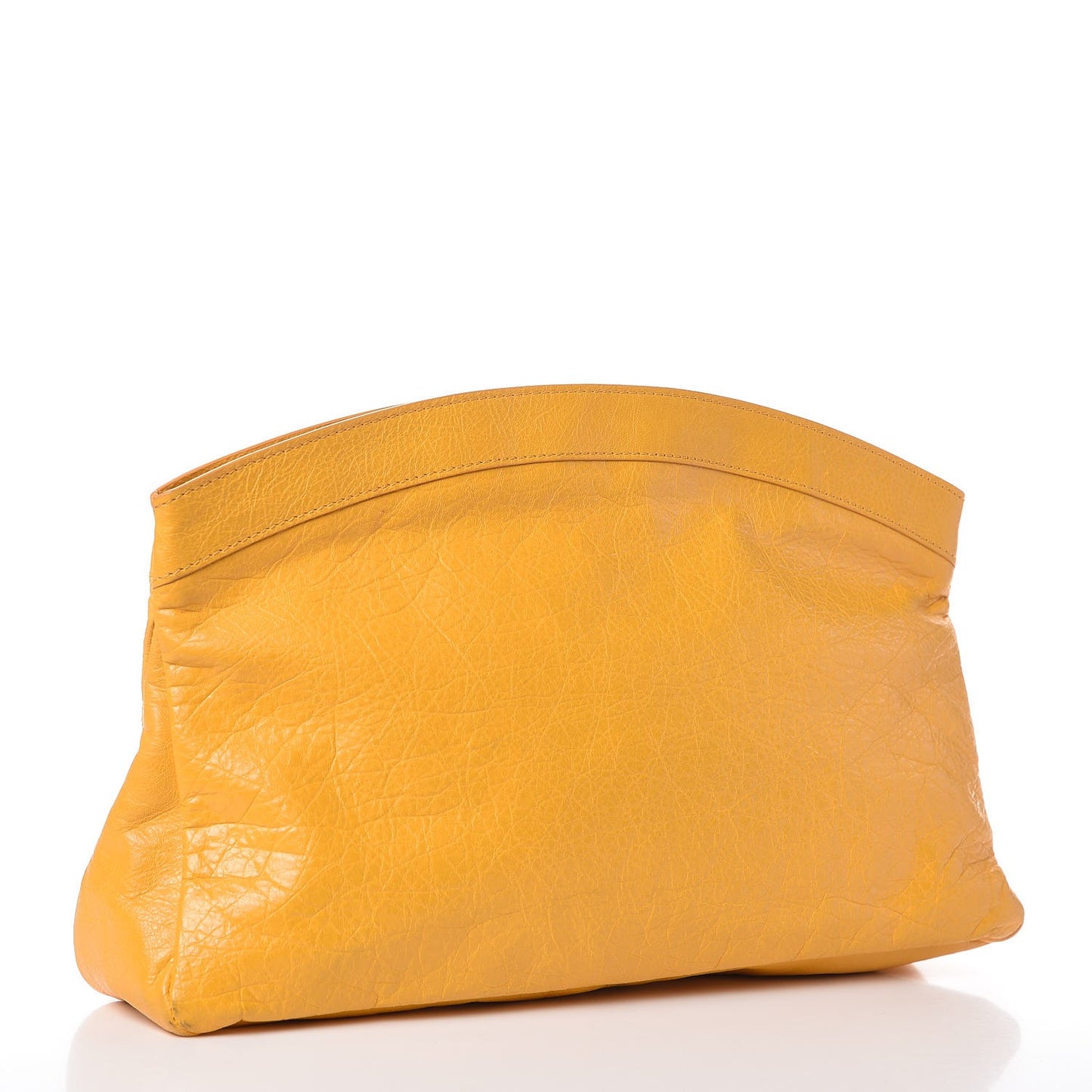 Agneau Classic Hardware Premier Clutch Mangue