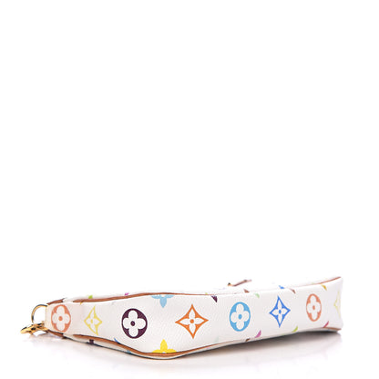 Louis Vuitton Monogram Multicolor Pochette Accessories White 4 of 10