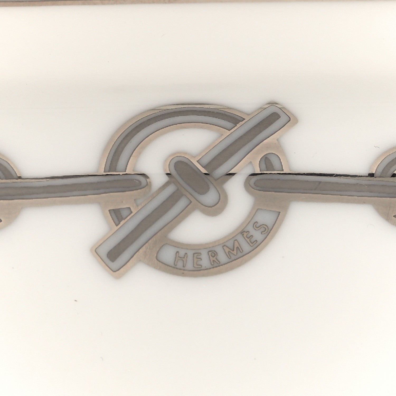 Hermes Porcelain Chaine d' Ancre Plate 7 of 8