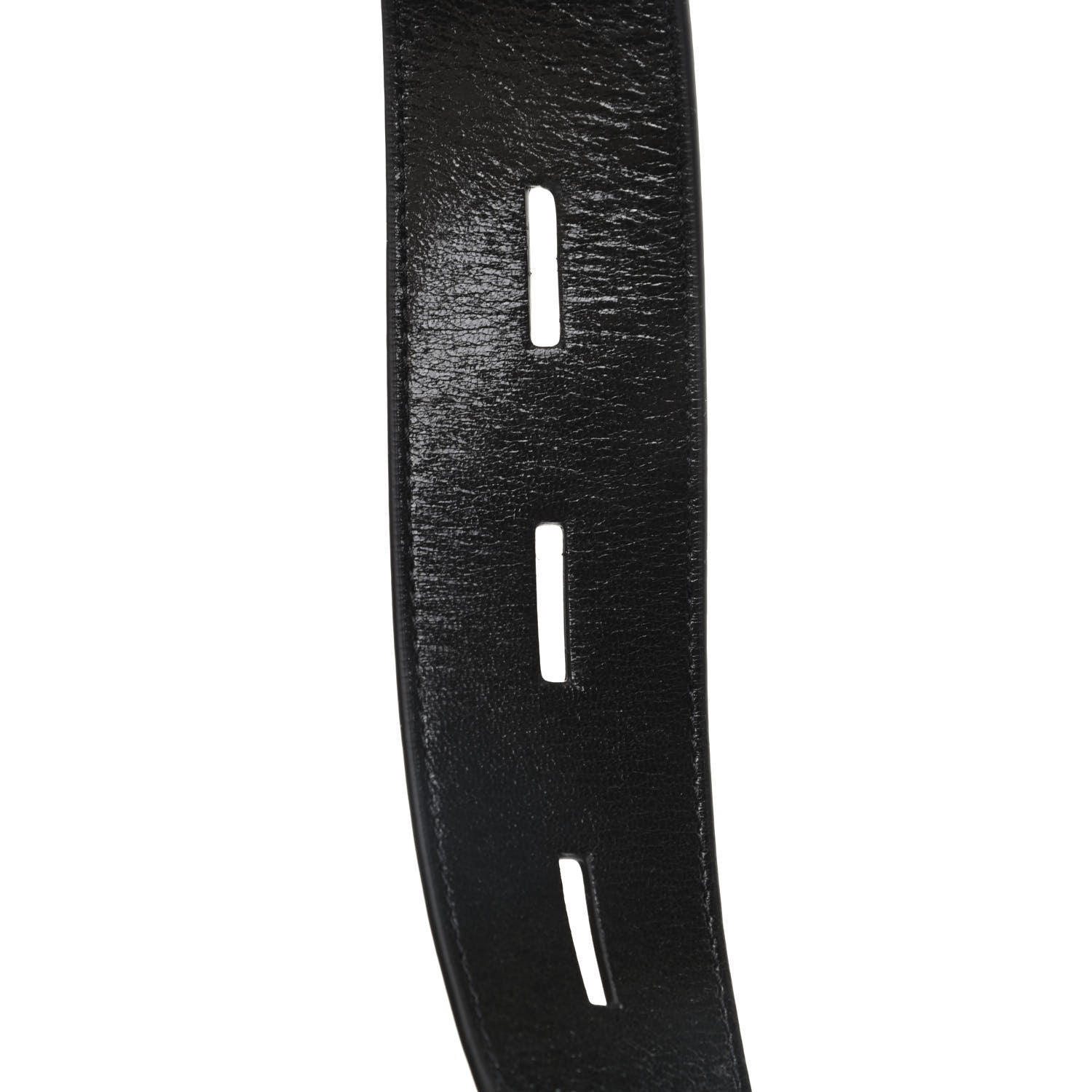 Christian Dior Crinkled Lambskin Large 30 Montaigne Belt 75 Black 5 of 6