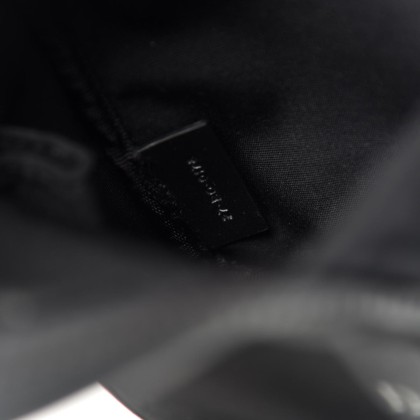 HOMME Nylon Pouch Black